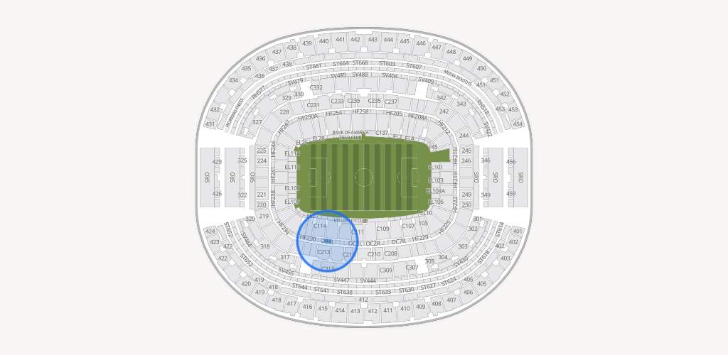 AT&T Stadium Seating Chart