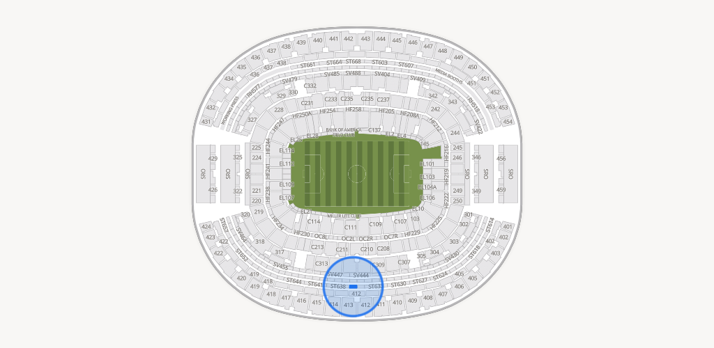 AT&T Stadium Seating Chart