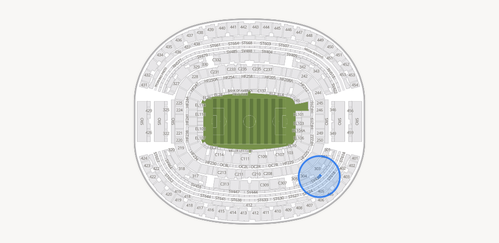 AT&T Stadium Seating Chart