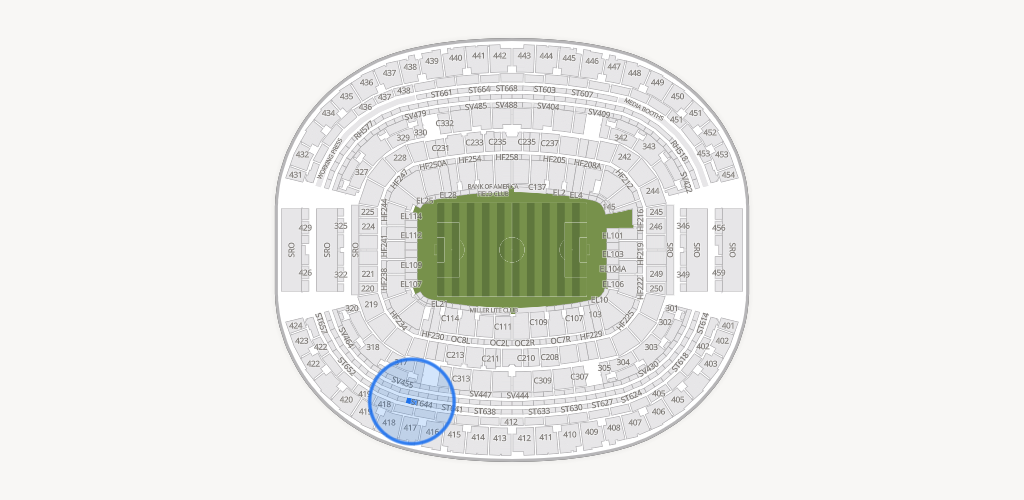 AT&T Stadium Seating Chart