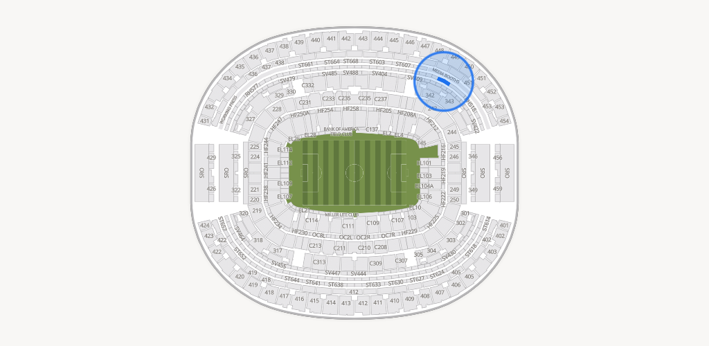 AT&T Stadium Seating Chart