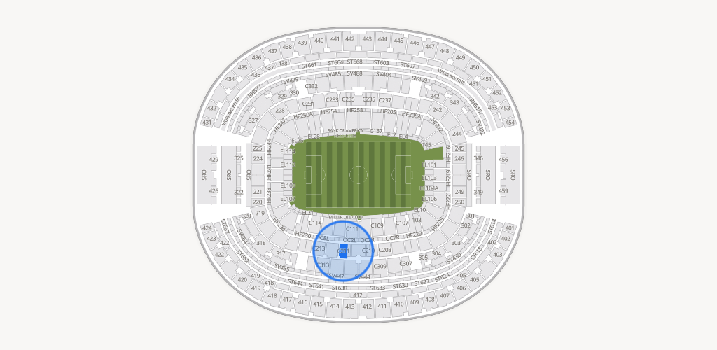 AT&T Stadium Seating Chart