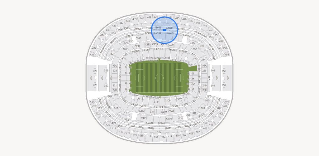AT&T Stadium Seating Chart