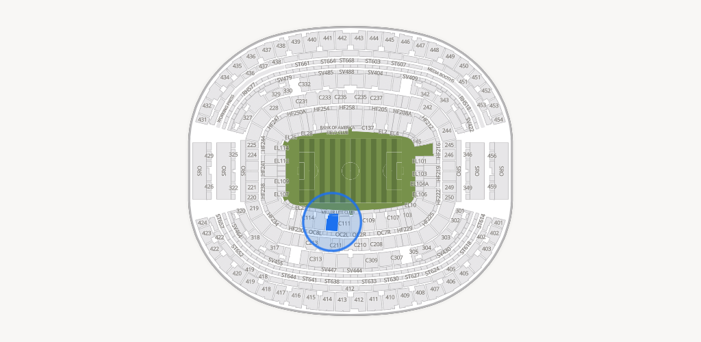 AT&T Stadium Seating Chart