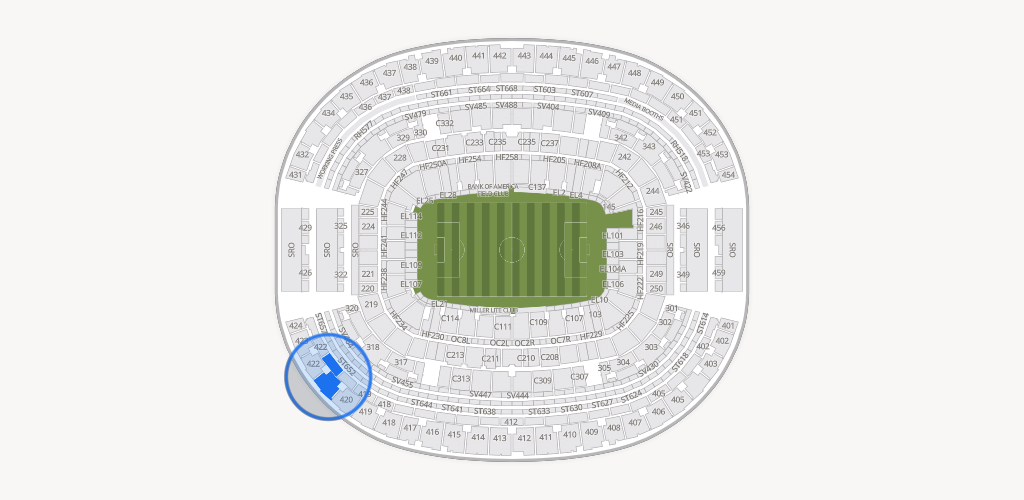 AT&T Stadium Seating Chart