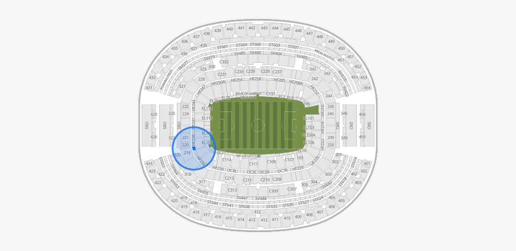 AT&T Stadium Seating Chart