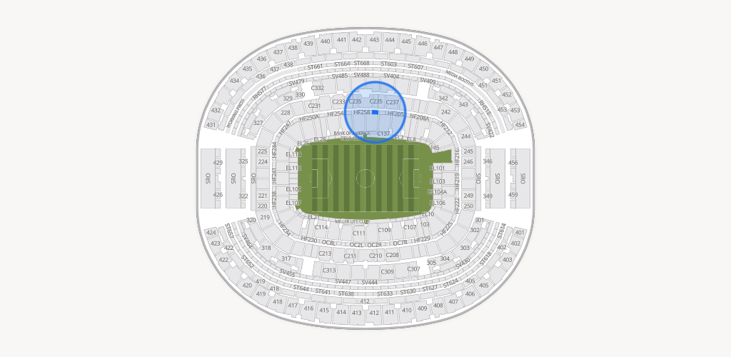 AT&T Stadium Seating Chart