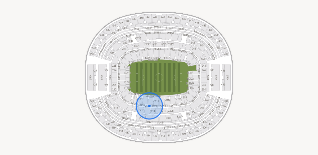 AT&T Stadium Seating Chart