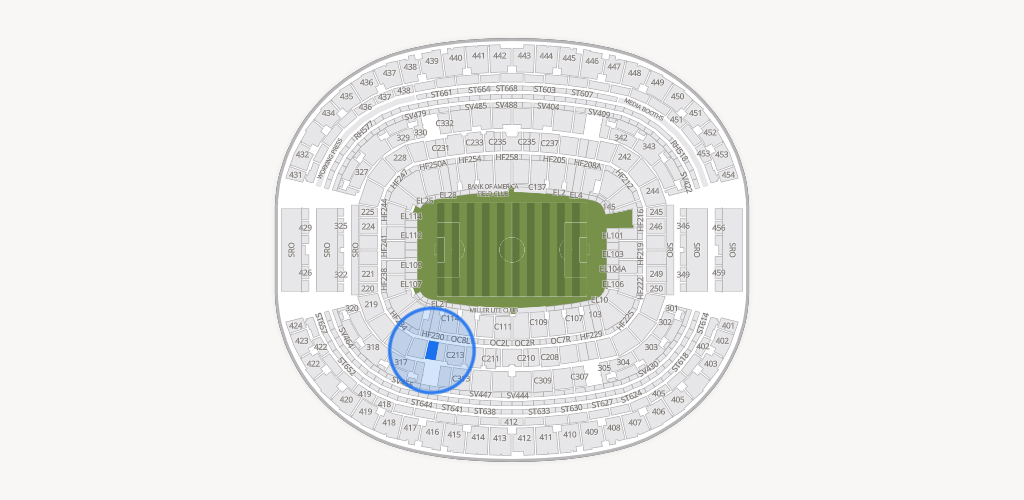 AT&T Stadium Seating Chart
