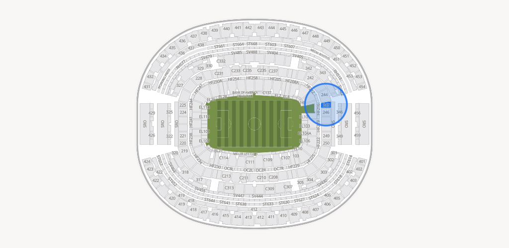 AT&T Stadium Seating Chart