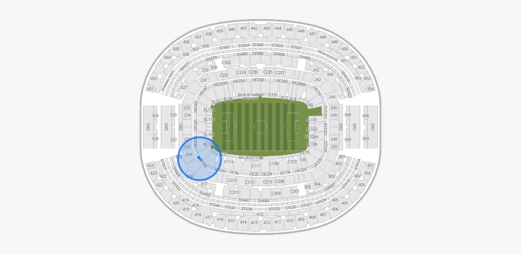 AT&T Stadium Seating Chart