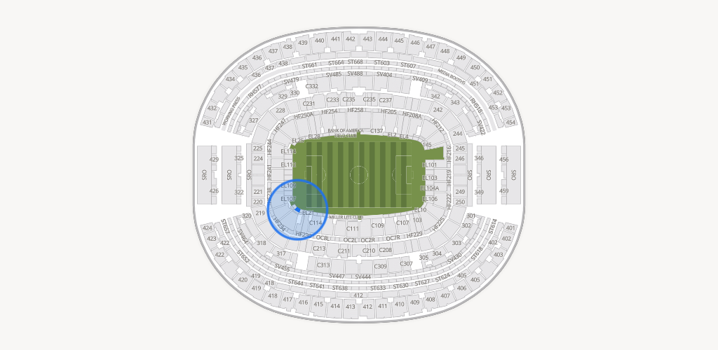 AT&T Stadium Seating Chart