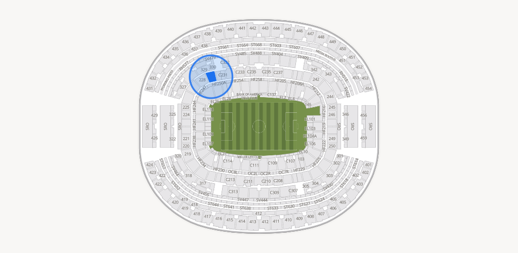 AT&T Stadium Seating Chart