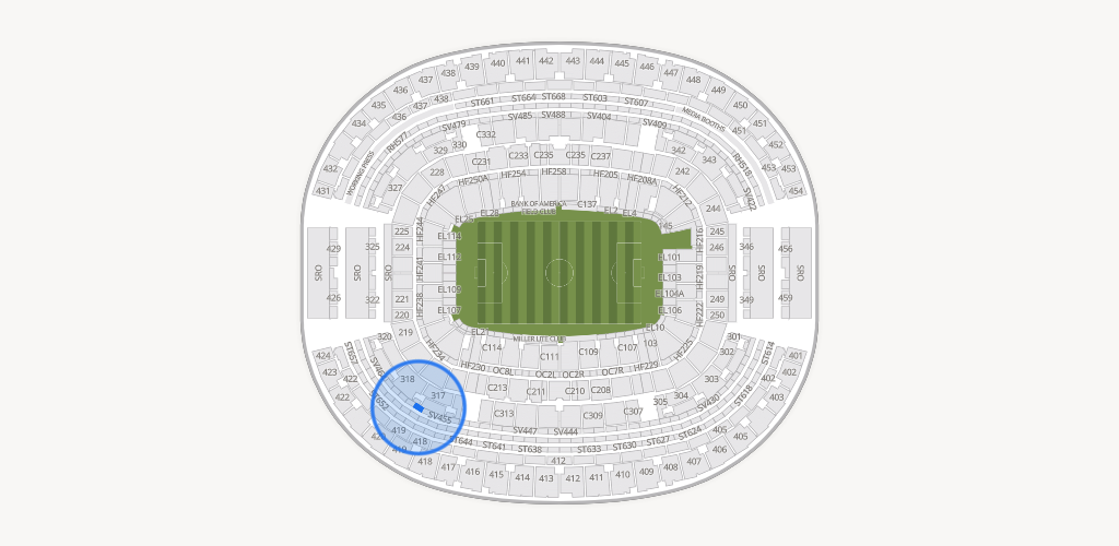 AT&T Stadium Seating Chart