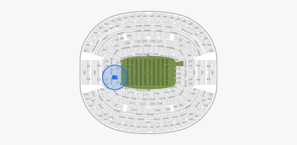 AT&T Stadium Seating Chart