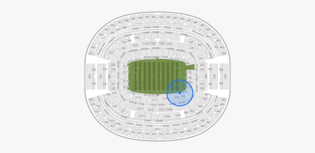 AT&T Stadium Seating Chart