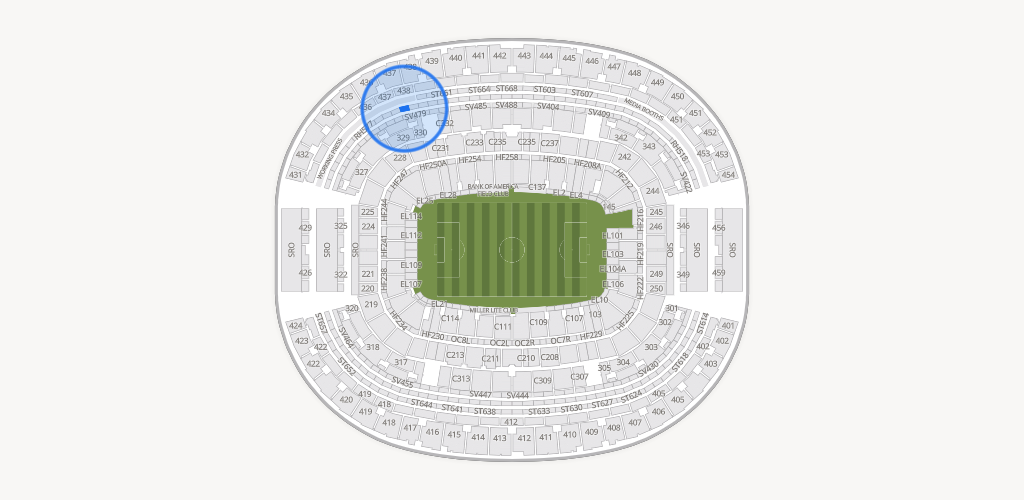 AT&T Stadium Seating Chart