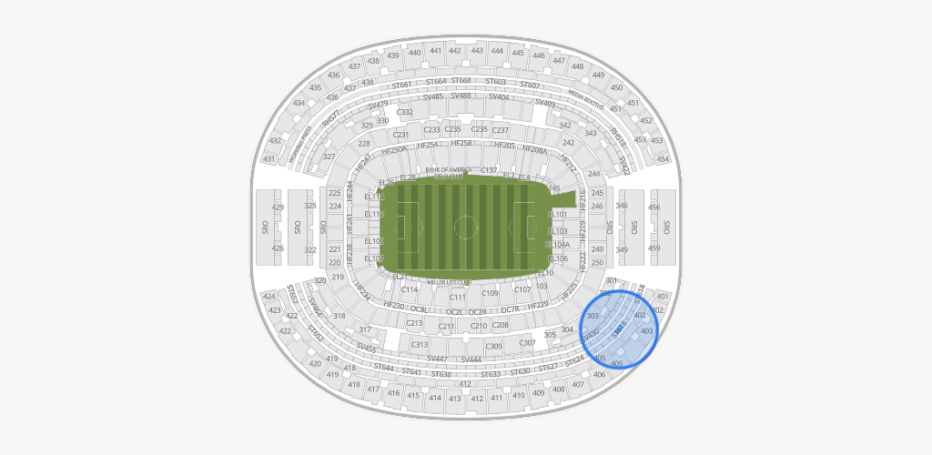 AT&T Stadium Seating Chart