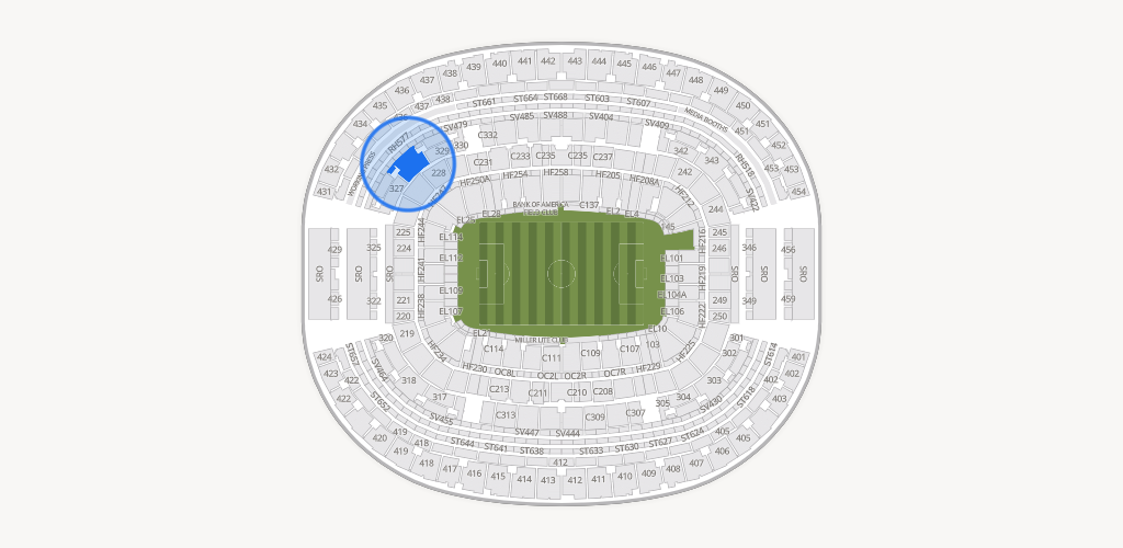 AT&T Stadium Seating Chart