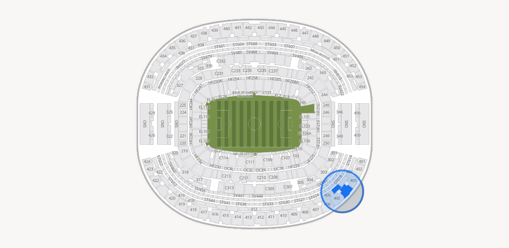 AT&T Stadium Seating Chart
