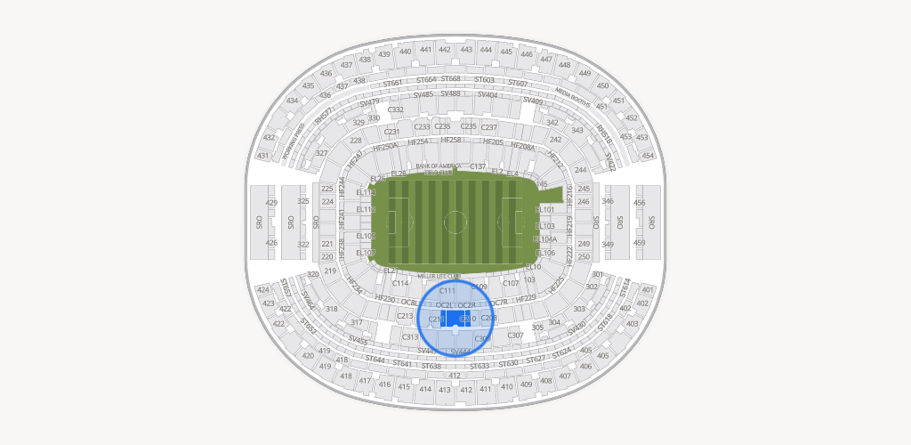 AT&T Stadium Seating Chart