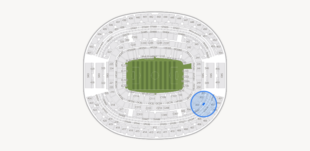 AT&T Stadium Seating Chart
