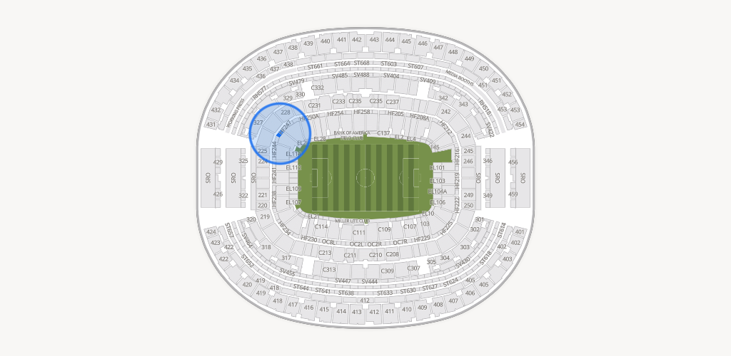 AT&T Stadium Seating Chart