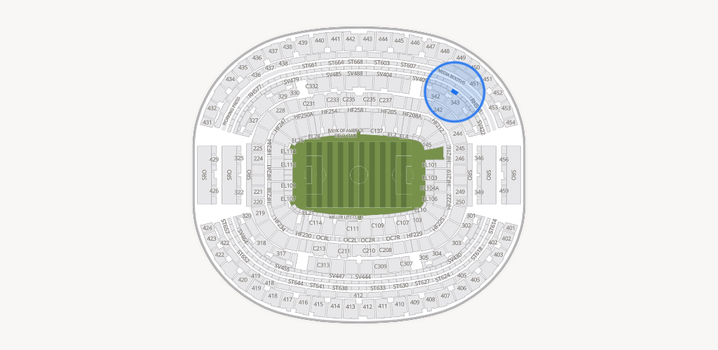 AT&T Stadium Seating Chart