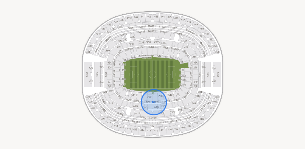 AT&T Stadium Seating Chart