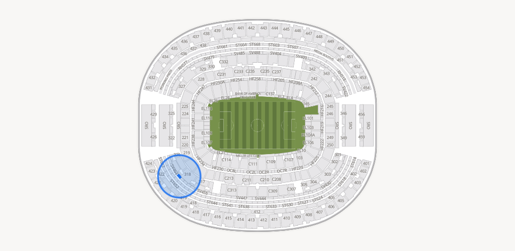 AT&T Stadium Seating Chart