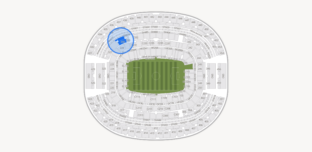 AT&T Stadium Seating Chart