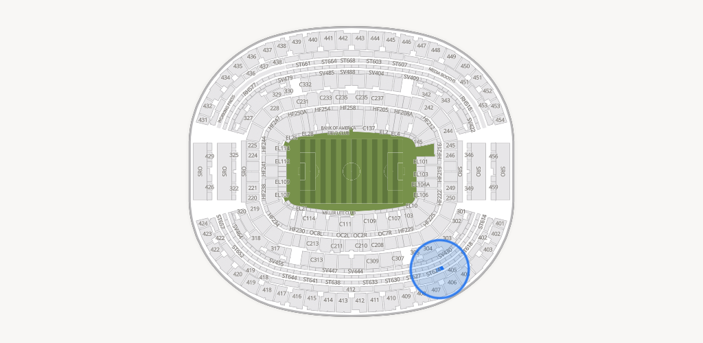 AT&T Stadium Seating Chart
