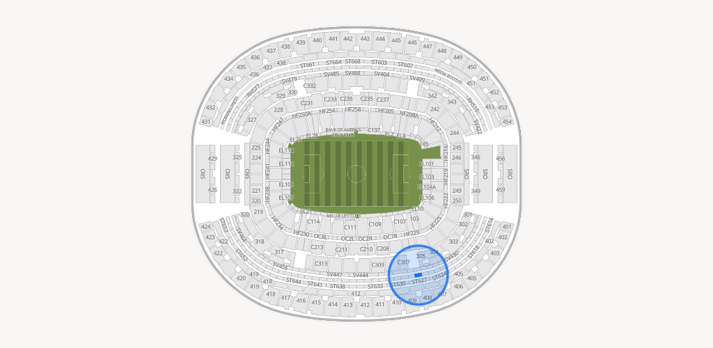 AT&T Stadium Seating Chart