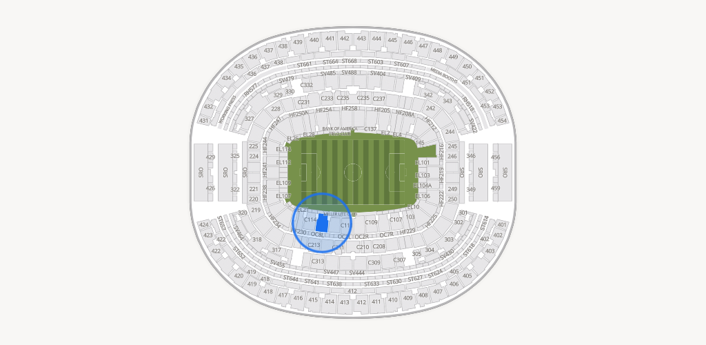 AT&T Stadium Seating Chart