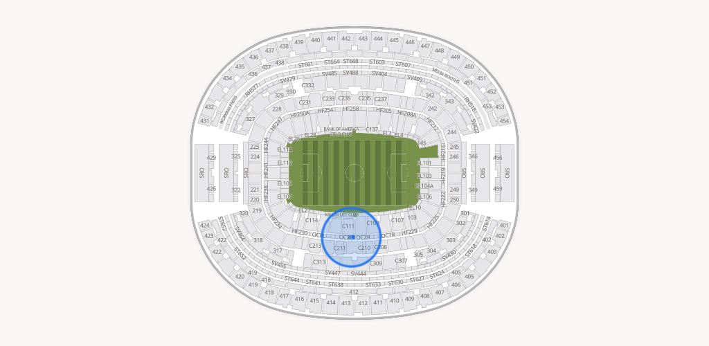 AT&T Stadium Seating Chart