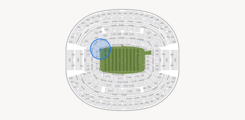 AT&T Stadium Seating Chart
