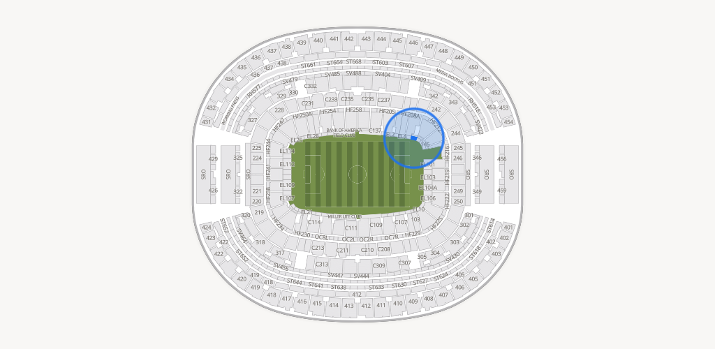 AT&T Stadium Seating Chart