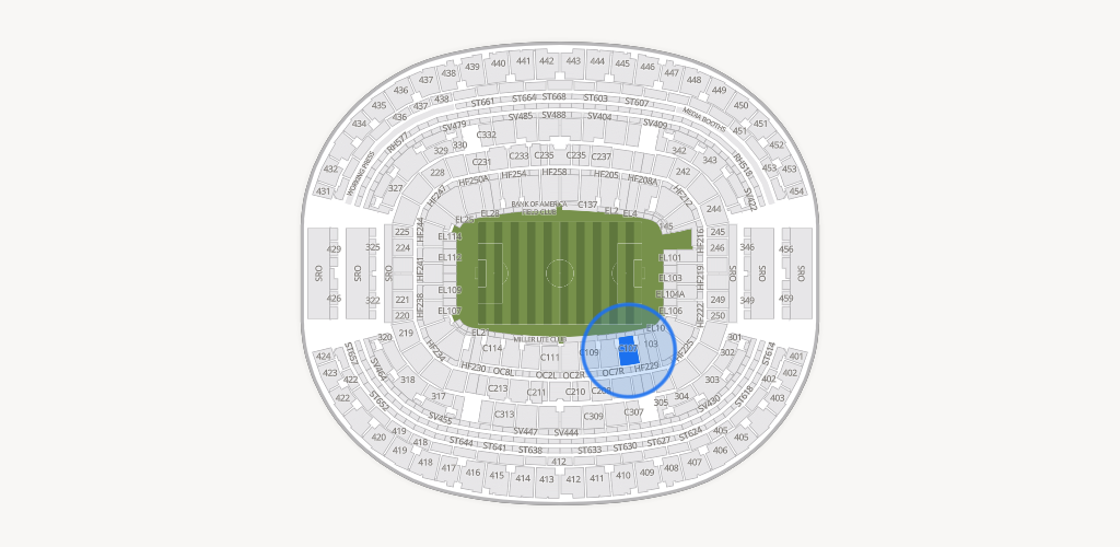 AT&T Stadium Seating Chart