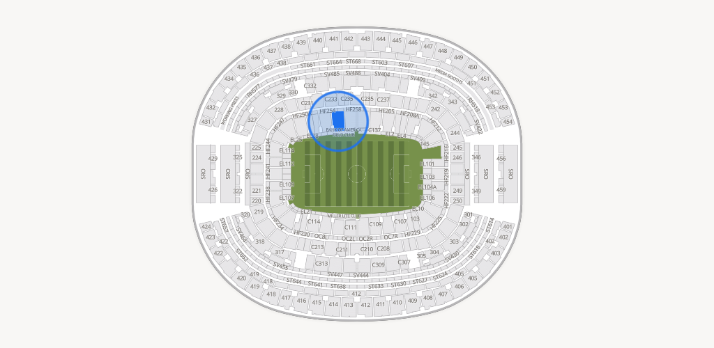 AT&T Stadium Seating Chart