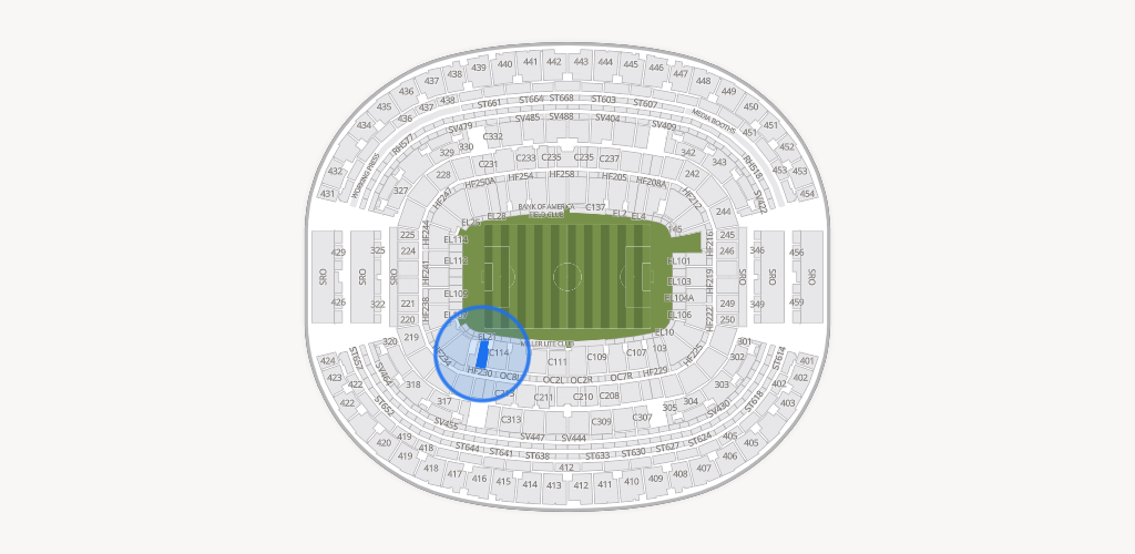 AT&T Stadium Seating Chart