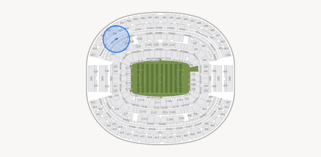 AT&T Stadium Seating Chart