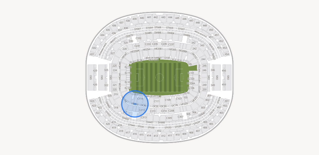 AT&T Stadium Seating Chart