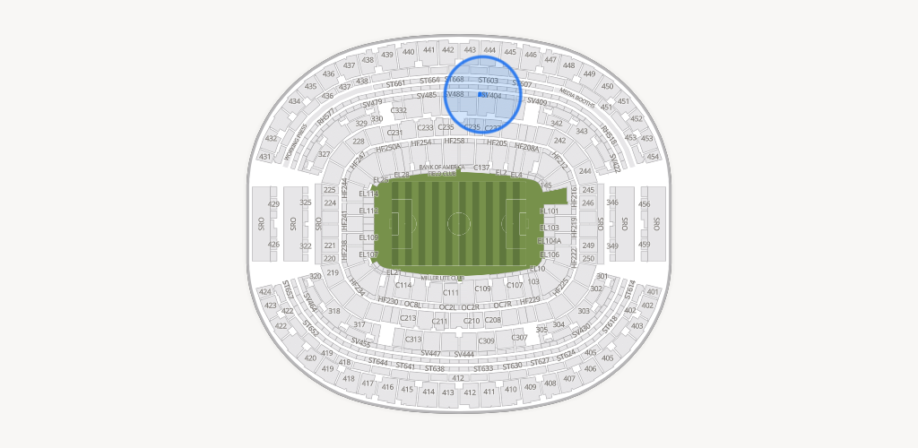 AT&T Stadium Seating Chart