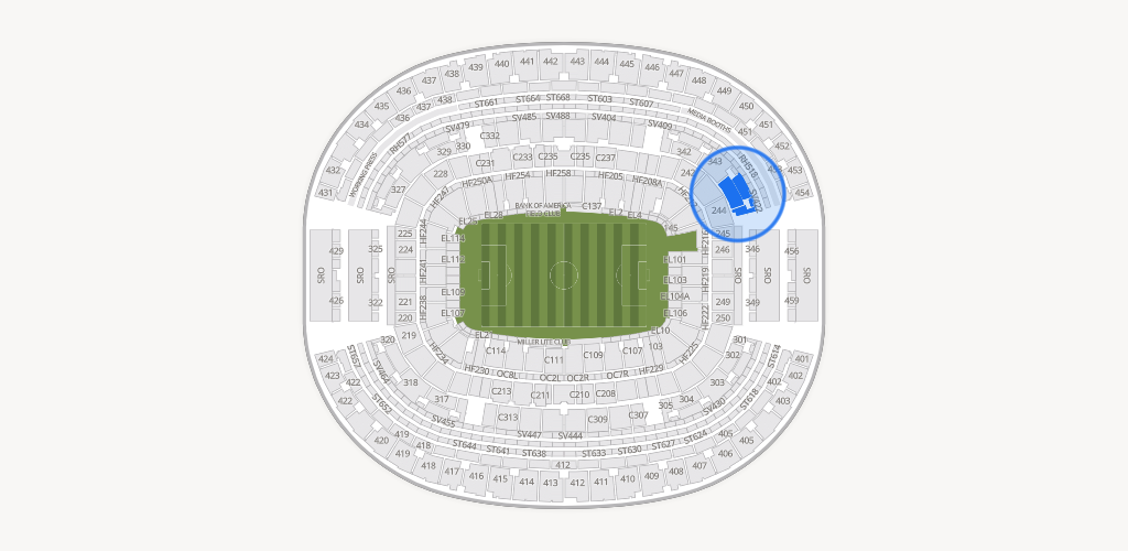 AT&T Stadium Seating Chart