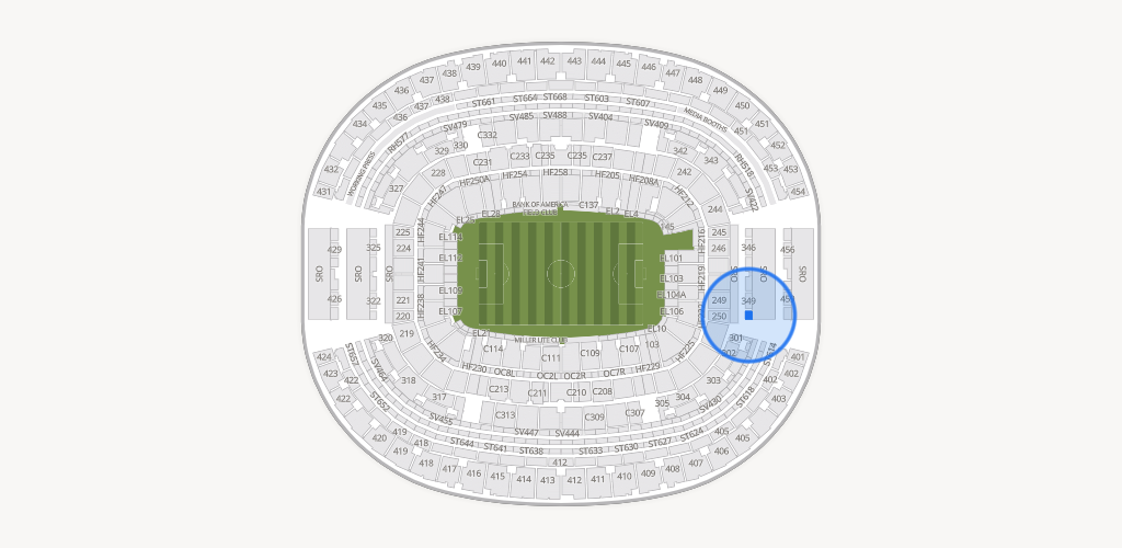 AT&T Stadium Seating Chart