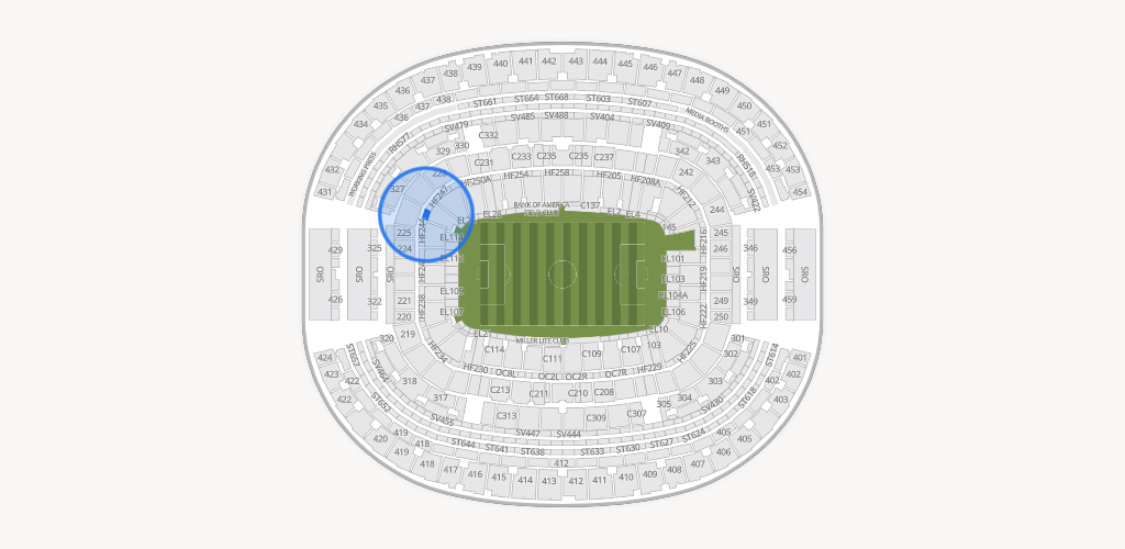 AT&T Stadium Seating Chart