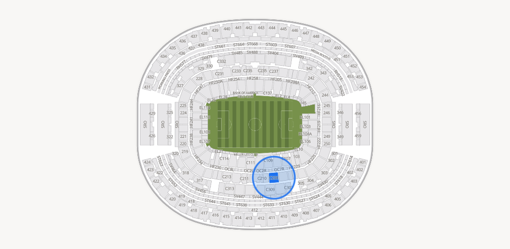 AT&T Stadium Seating Chart