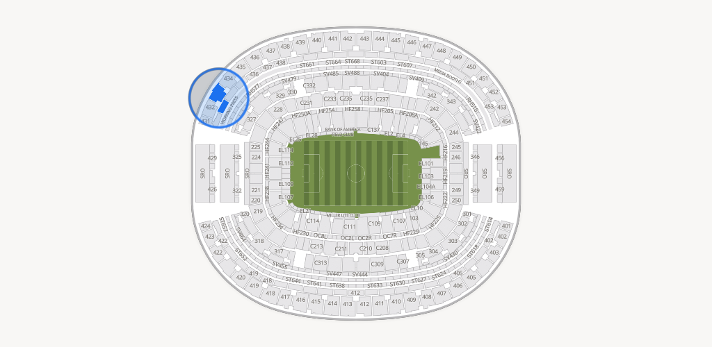 AT&T Stadium Seating Chart