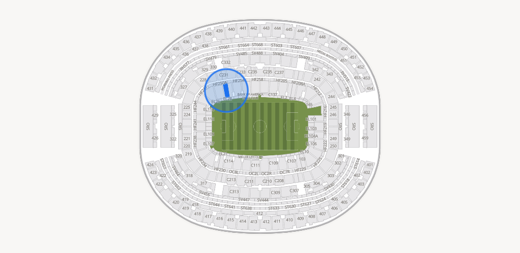 AT&T Stadium Seating Chart