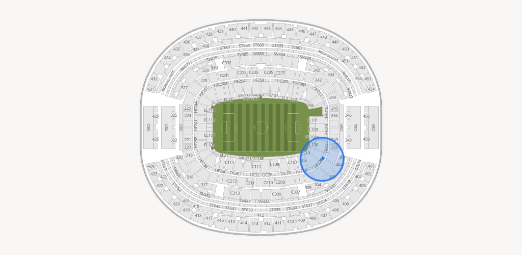 AT&T Stadium Seating Chart
